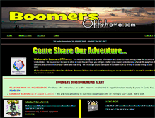 Tablet Screenshot of boomersoffshore.com